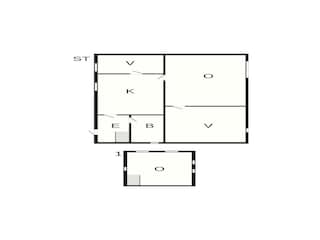 Ferienhaus Lønstrup Grundriss 3