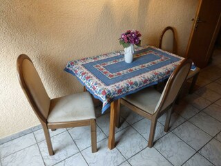 Ferienwohnung Wendt-Essbereich in der Küche