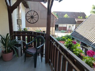 Ferienwohnung Wendt - Blick vom Balkon