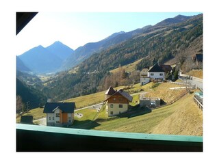 Blick in´s Tal vom Balkon