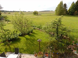 Ausblick vom Wohnzimmer