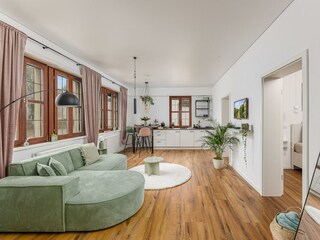 Gesamtansicht Wohnen - Kochen - Essen