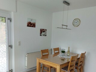 Ferienwohnung Hanna, Essbereich
