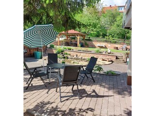 Ferienwohnung Hanna, Terrasse