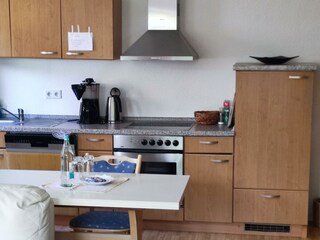 Georgs Ferienwohnung Küche und Essbereich