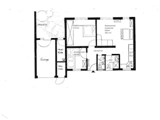 Ferienhaus Refugium-Grundriss