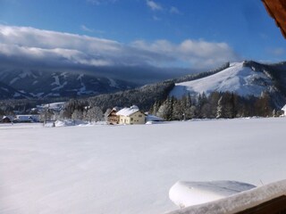 Blick vom eigenem Balkon