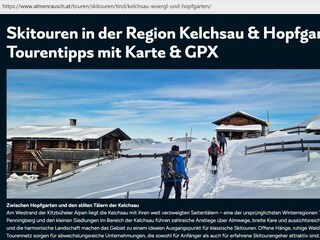 Skitouren in Kelchsau & Hopfgarten