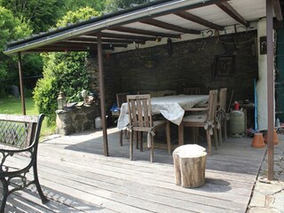 Ferienhaus "Rurtalgarten" - Terrasse