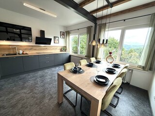 Haus Panoramablick Ferienwohnung 2 - Essbereich
