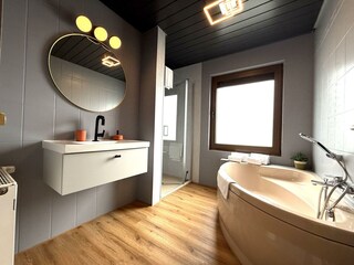 Haus Panoramablick Ferienwohnung 2 - Bad