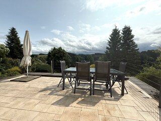 Haus Panoramablick Ferienwohnung 2 - Terrasse
