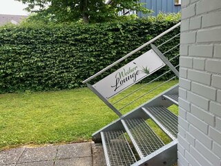 Ferienwohnung "Weiher Lounge" - Eingang
