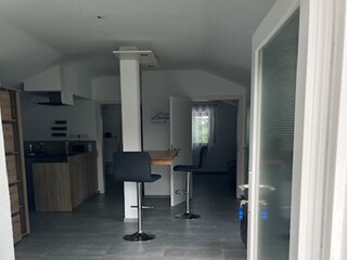 Ferienwohnung "Weiher Lounge" - Essbereich