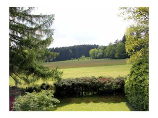Blick vom Balkon