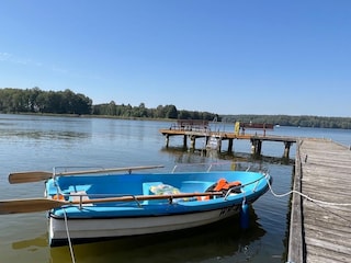 Ruderboot zur kostenfreien Nutzung