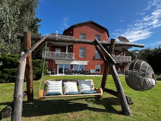 Schaukeln mit wundervoller Aussicht