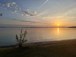 Sonnenuntergang am Plauer See