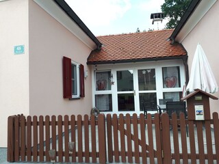 Zugang FerienhausTerrasse