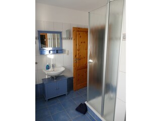 Duschbad mit Sauna im OG