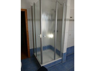 Duschbad mit Sauna im OG