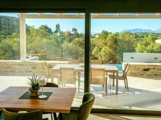 Blick auf die Terrasse