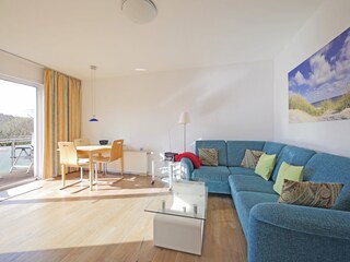 App.Nr.10 Wohnzimmer mit Südbalkon