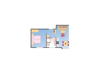 Grundriss Fewo Typ B Landhaus Mühlengrund