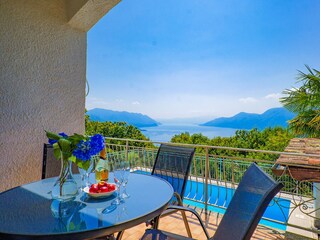 Ca. 15?m² großer, teilweise überdachter umlaufender Sonnenbalkon mit traumhaftem Panoramablick au...