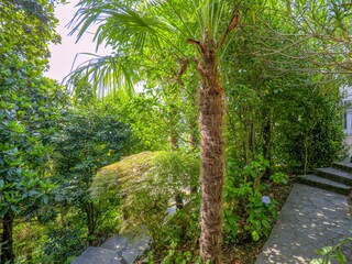 Bequemer Zugang von außen zu Wohnung B (Erdgeschoss) und zum Parkplatz