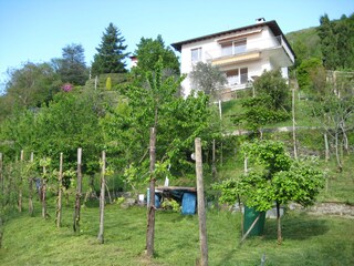 Teilansicht des Hauses