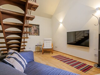 Wohnzimmer mit Smart-TV