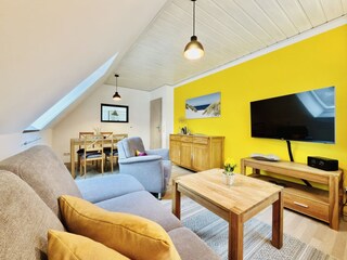 Gemütliche Couch für gemeinsame Fernsehabende