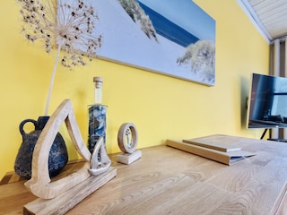 liebevolle Dekoration für ein maritimes Ambiente