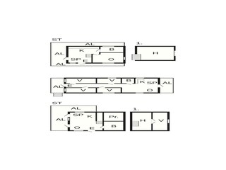 Vakantiehuis Karlskrona Grondplan 44