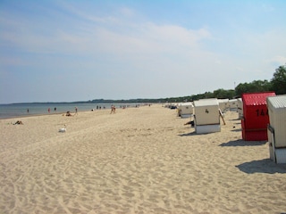 Der 4 km lange feine Ostseestrand