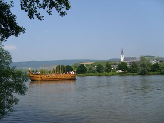 Römerschiff vor Minheim