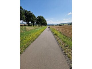 Gut ausgebaute Fahrradwege