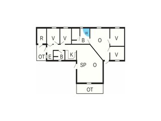 Casa per le vacanze Jegum Pianta del piano 3