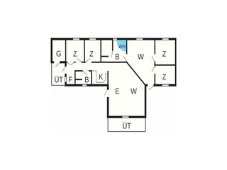 Ferienhaus Jegum Grundriss 4