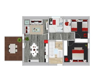 Grundriss Wohnung Seerose