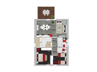 Appartamento per vacanze Borkum Pianta del piano 18