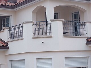 großer Balkon der Fewo Klee