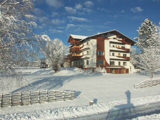 Haus im Winter