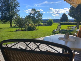 Aussicht in den Garten