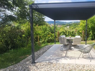 Terrasse mit Blick auf Stubenberg