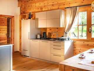 Chalet-Wasserblick Küche
