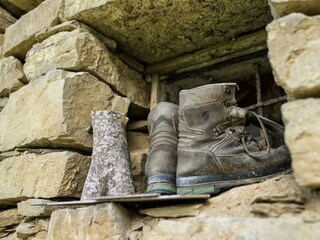 wandern am Fuße der Teichalm