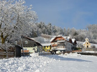 Haus im Winter