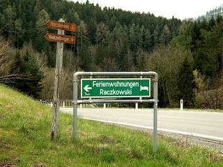 Wegweiser von Birkfeld kommend